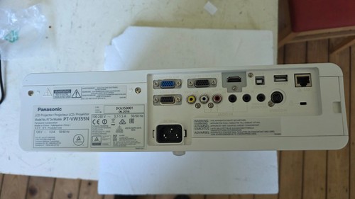 Panasonic vw355n - panasonic, pt-vw355n