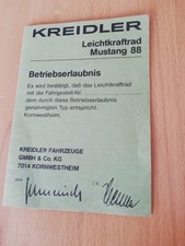 Org.KREIDLER Leichtkraftrad