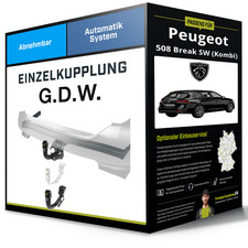 Abnehmbare Anhängerkupplung für PEUGEOT 508 Break SW 18- II FC / FJ / F4 G.D.W.