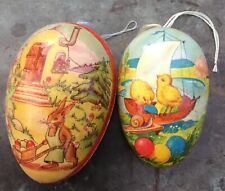 2 alte Pappeier  altes Pappei