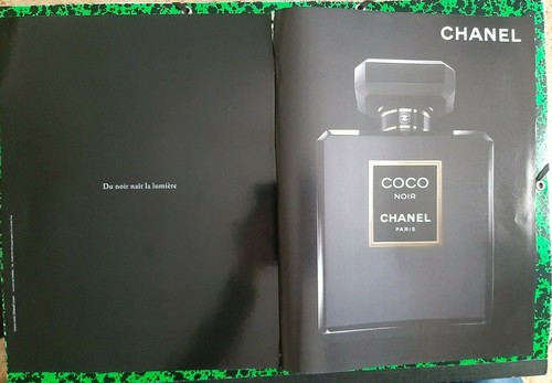 Werbepapier parfum ad - parfum.,