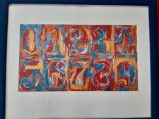 Kunstdruck in Holzrahmen Jasper Johns 55 x 45 cm