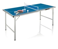 Tischtennisplatte klappbar 150 x 67 x 69 cm Komplett mit Netz Schlägern & Bällen