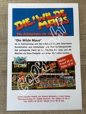 XXL Werbe Foto DIE! WILDE MAUS Achterbahn SDC - Kirmes Schausteller Coaster