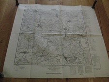 altes Messtischblatt Nr 3658