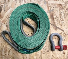 Bergegurt 10m Bruchlast 70KN ~ 7t + Schäkel McBull WLL 3-1/4T