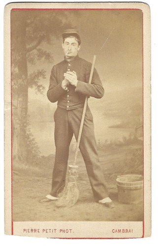 Cdv foto militär mit - foto, seiner