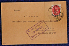 DR Dienst MiNr 124 EF Sonderst Soest - Chemnitz 6.6.30 Briefstempel AG (149-22)