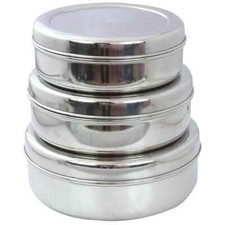 3 Stück Edelstahl Kuchen