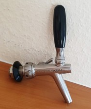 Hochwertiger BIER-ZAPFHAHN mit Kompensator /Fa. CELLI / Edelstahl/ Top Zustand!!