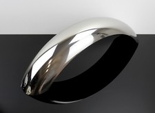 Kotflügel Motorrad Fender vorne front 18"/19" 130mm breit VA Edelstahl stainless