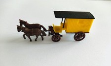 Postkutsche DDR Post HO mit 2 Pferden PVC