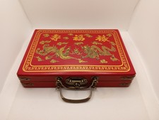Chinesisches Mahjong Set rotes