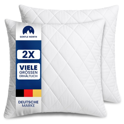 2er set kopfkissen - kopfkissen, polyester