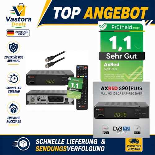Axred s90 plus sat receiver - axred,