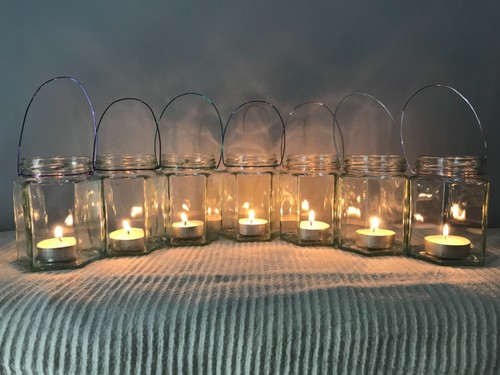 Hänge glas windlicht - glas,