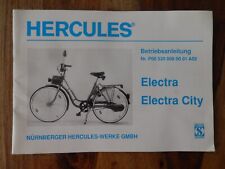 Betriebsanleitung /Handbuch Hercules Electra/  Electra City - P005200080001 A02