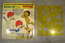 Magneto Zeichen Schablone Pinocchio und Specht Rocco   No. 2268 70er Jahren