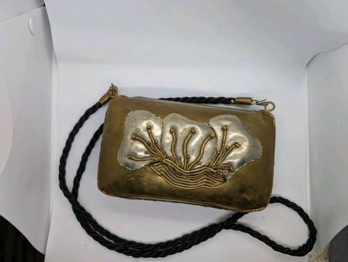 Vintage handtasche messing - vintage,