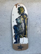 Vintage OG Powell Peralta Lance Mountain „Family“ Skateboard Deck, weiß