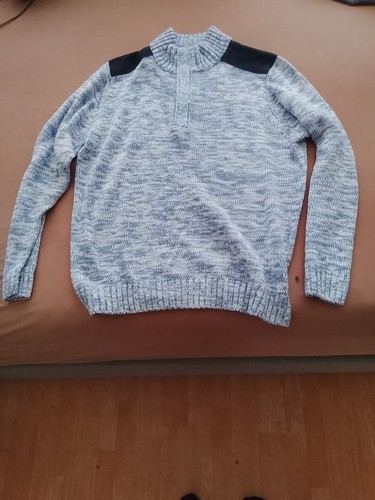 Weiß blauer pullover - pullover, von