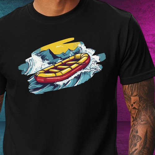 Shirt herren rafting - rafting, boot