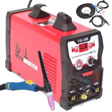 SCHWEIßGERÄT WIG 200 DC HF IGBT WIG INVERTER MMA E-HAND 13960 200A Elektroden