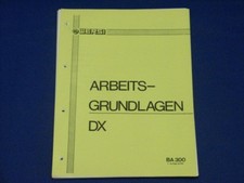 Wersi Wega / BA300 Arbeitsgrundlagen DX 