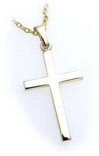 Anhänger kreuz echt gold - anhänger,