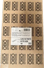 OBO Bettermann LKV N 75075 Verdrahtungskanal (8x Schacht + 8x Deckel)