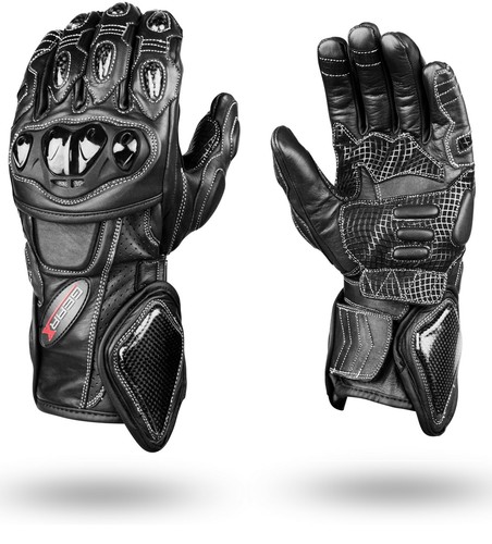 Leder motorrad handschuhe - leder,