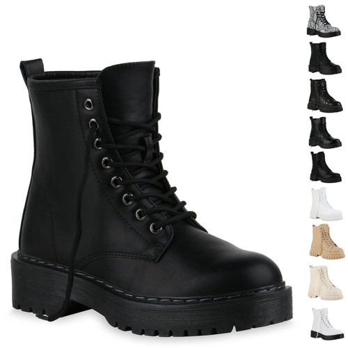 Damen stiefeletten plateau - damen,