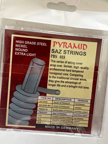 Pyramid saz baglama saiten - saiten, set