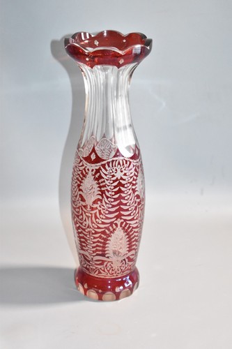 Alte kristallglas vase - vase, 33