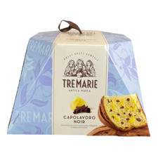 Panettone Tre Marie Meisterstück Noir 830g – Mit Konditorei und Tropfen Ciocc