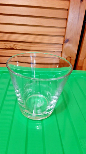 Glasvase schwer stabil
