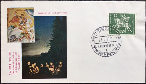 Bundesrepublik 1961 fdc sankt - fdc,