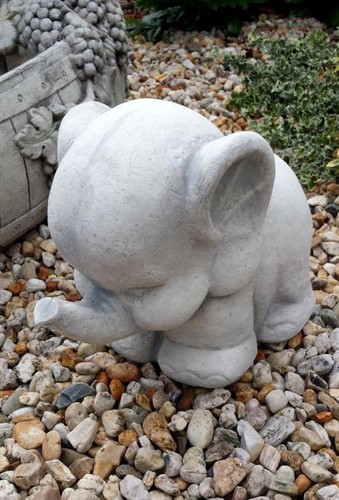 Gartenfigur elefant 35 cm - gartenfigur",
