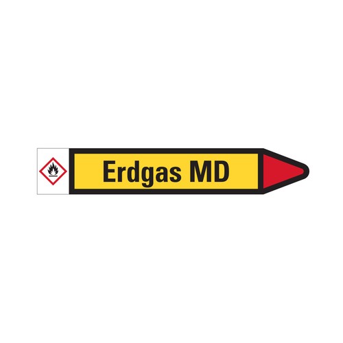 Rohrleitungskennz erdgas md - rohrleitungskennz.,