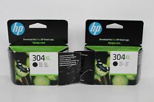 2 x Original HP 304XL Schwarz Tintenpatronen (leer) N9K08AE