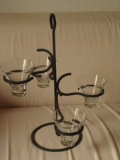 Dänische Tischlampe Leuchter innen/außen  Eisen Kerzen Deckenlampe TOP