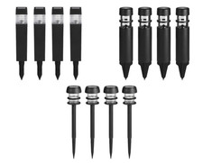 LIVARNO home LED Solarleuchten 4er Set – 3 Modelle wählbar – Außenleuchte Garten