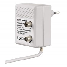 Hama Verteiler 2-Fach Antennen-Verstärker für DVB-T2 Kabel TV Verteil-Verstärker