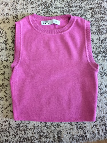Zara strickoberteil top s - top, gr