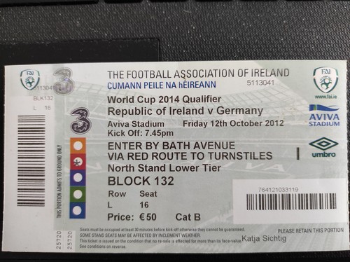 Ticket irland deutschland - irland,