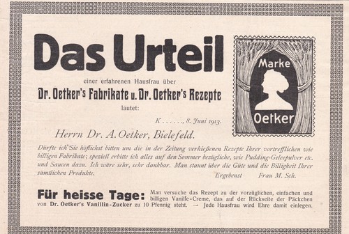 Oetker original werbung - oetker,