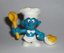 20073 Koch Schlumpf 2.A (GIAN&DAVI) - Bully handgeritzt am Topf - Schlümpfe