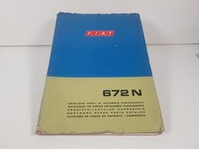 Werkstatthandbuch Fiat 672 N Lkw Katalog Ersatzteile Karosserie Ausgabe 1972