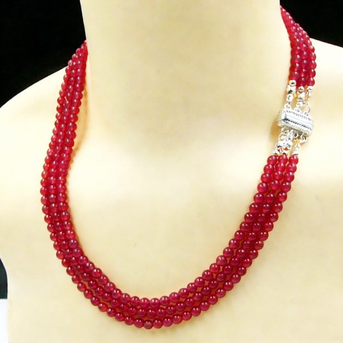 Rubin halskette kette damen - kette,