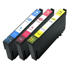 3er Farb- Set XL Druckerpatronen kompatibel mit Epson WorkForce WF-4720